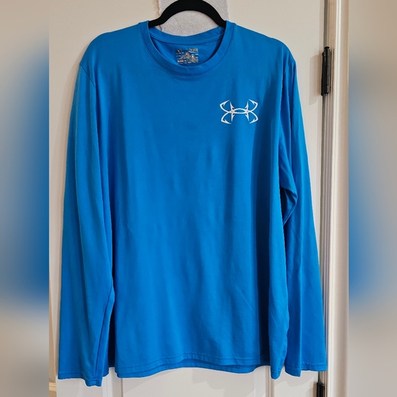 Under Armour Other - Under Armour Men's Bright Blue Long Sleeve Tee
